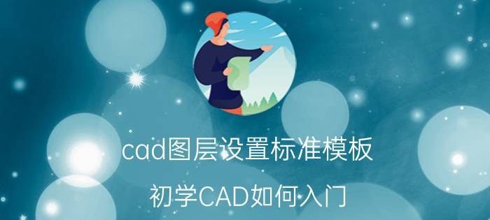 cad图层设置标准模板 初学CAD如何入门？